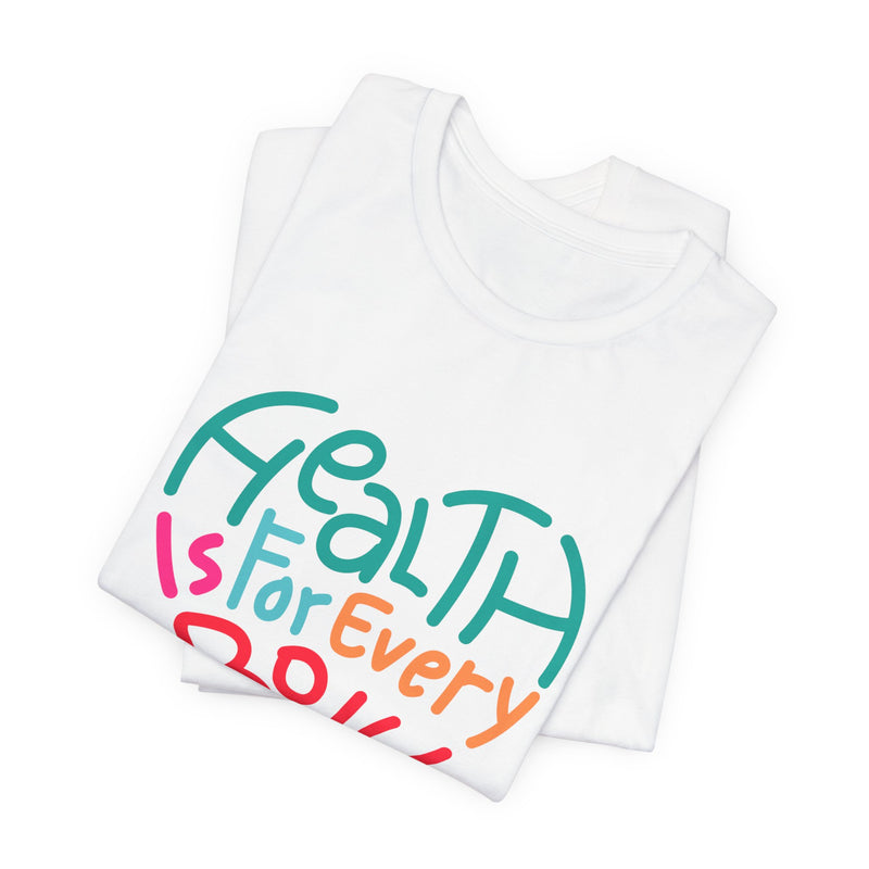 Unisex Jersey Short Sleeve Tee Large Logo