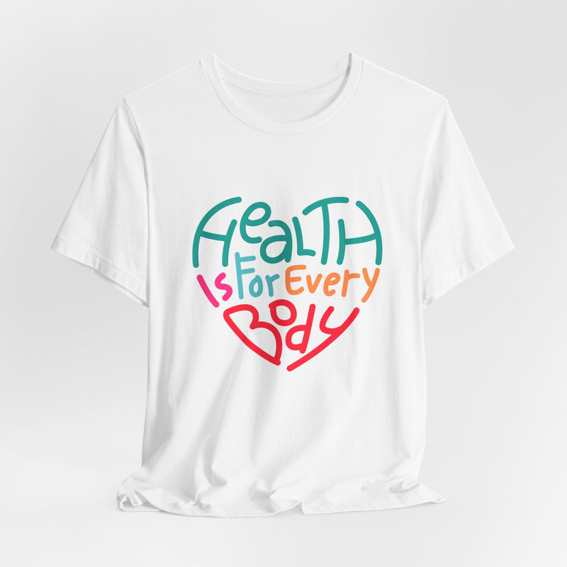 Unisex Jersey Short Sleeve Tee Large Logo
