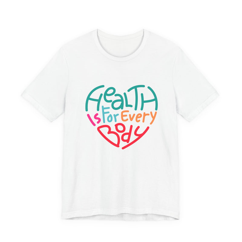 Unisex Jersey Short Sleeve Tee Large Logo