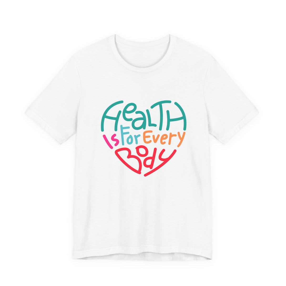 Unisex Jersey Short Sleeve Tee Large Logo